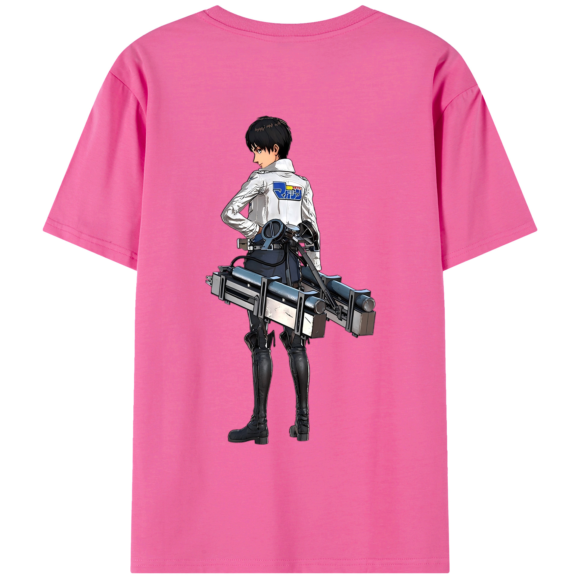 （画像用） 進撃の巨人 エレン･イェーガー Attack on Titan Eren Jäger レディース半袖Tシャツ(バックプリント)